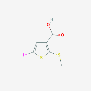 5-Iodo-2-(methylthio)thiophene-3-carboxylic acid