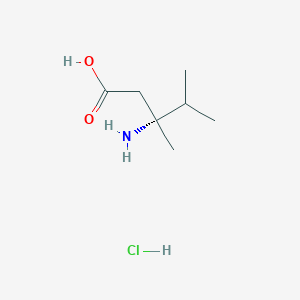 (R)-3-Amino-3,4-dimethylpentanoic acid hydrochloride