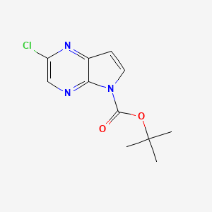 tert-Butyl 2-chloro-5H-pyrrolo[2,3-b]pyrazine-5-carboxylate