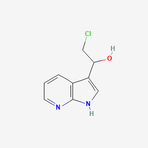 2-Chloro-1-(1H-pyrrolo[2,3-b]pyridin-3-yl)ethanol