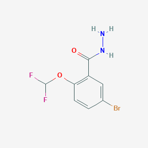 5-Bromo-2-(difluoromethoxy)benzohydrazide