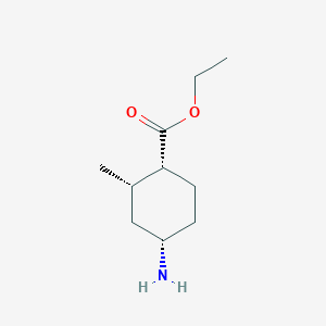 Rel-ethyl (1R,2S,4S)-4-amino-2-methylcyclohexane-1-carboxylate