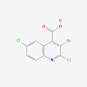 3-Bromo-2,6-dichloroquinoline-4-carboxylic acid