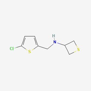 N-((5-Chlorothiophen-2-yl)methyl)thietan-3-amine