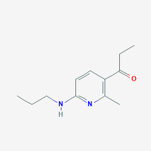 1-(2-Methyl-6-(propylamino)pyridin-3-yl)propan-1-one