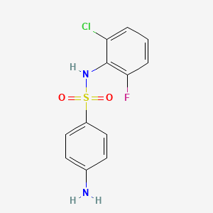 4-amino-N-(2-chloro-6-fluorophenyl)benzenesulfonamide