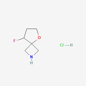 8-Fluoro-5-oxa-2-azaspiro[3.4]octane hydrochloride