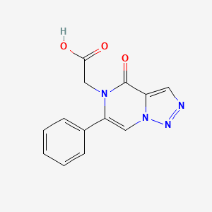 2-(4-Oxo-6-phenyl-[1,2,3]triazolo[1,5-a]pyrazin-5(4H)-yl)acetic acid