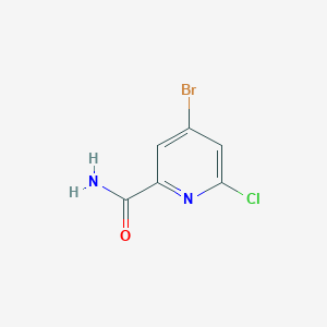 4-Bromo-6-chloropicolinamide