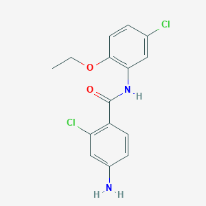 4-amino-2-chloro-N-(5-chloro-2-ethoxyphenyl)benzamide