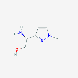 (S)-2-Amino-2-(1-methyl-1H-pyrazol-3-yl)ethan-1-ol