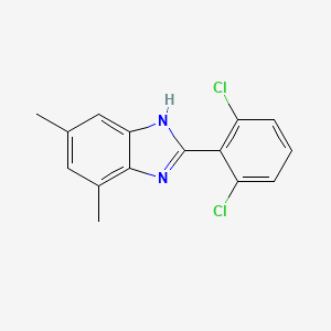 2-(2,6-Dichlorophenyl)-5,7-dimethyl-1H-benzo[d]imidazole