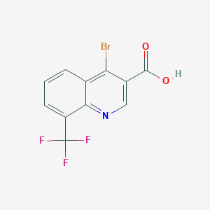 4-Bromo-8-(trifluoromethyl)quinoline-3-carboxylic acid