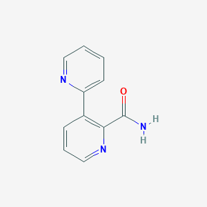 molecular formula C11H9N3O B12999317 [2,3'-Bipyridine]-2'-carboxamide 