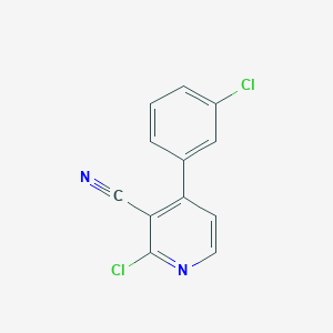 2-Chloro-4-(3-chlorophenyl)nicotinonitrile