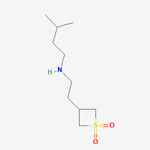 3-(2-(Isopentylamino)ethyl)thietane1,1-dioxide