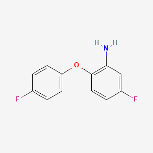 molecular formula C12H9F2NO B1299942 5-氟-2-(4-氟苯氧基)苯胺 CAS No. 20653-64-9