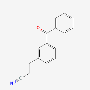 3-(3-Benzoylphenyl)propanenitrile