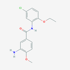 3-Amino-N-(5-chloro-2-ethoxyphenyl)-4-methoxybenzamide