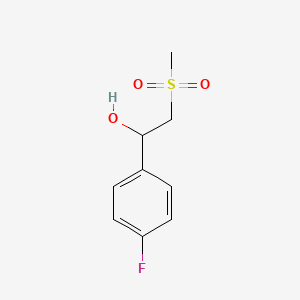 1-(4-Fluorophenyl)-2-(methylsulfonyl)ethanol