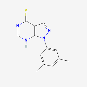 1-(3,5-Dimethylphenyl)-1H-pyrazolo[3,4-d]pyrimidine-4-thiol