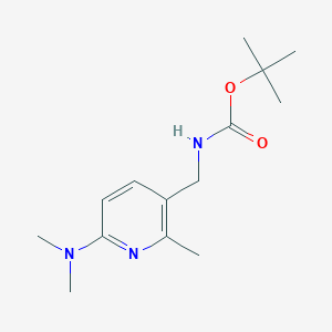 tert-Butyl ((6-(dimethylamino)-2-methylpyridin-3-yl)methyl)carbamate