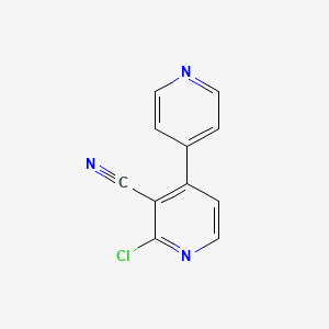 2-Chloro-[4,4'-bipyridine]-3-carbonitrile