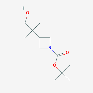 Tert-butyl 3-(1-hydroxy-2-methylpropan-2-yl)azetidine-1-carboxylate