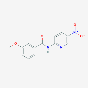 3-methoxy-N-(5-nitropyridin-2-yl)benzamide