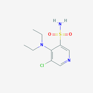 5-Chloro-4-(diethylamino)pyridine-3-sulfonamide