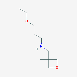 (3-Ethoxypropyl)[(3-methyloxetan-3-yl)methyl]amine