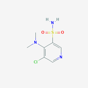 5-Chloro-4-(dimethylamino)pyridine-3-sulfonamide