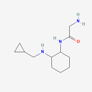 2-amino-N-[2-(cyclopropylmethylamino)cyclohexyl]acetamide