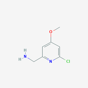 (6-Chloro-4-methoxypyridin-2-YL)methanamine