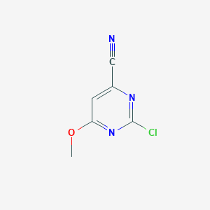 2-Chloro-6-methoxypyrimidine-4-carbonitrile