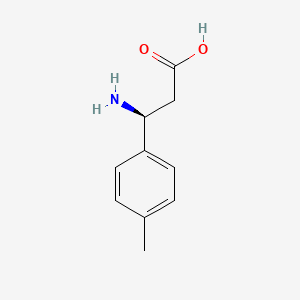 molecular formula C10H13NO2 B1299981 (s)-3-(对甲苯基)-β-丙氨酸 CAS No. 479065-00-4