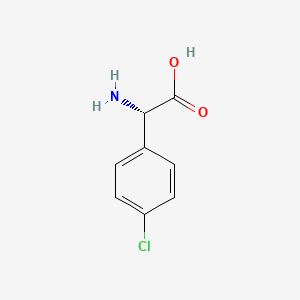 molecular formula C8H8ClNO2 B1299982 (S)-2-氨基-2-(4-氯苯基)乙酸 CAS No. 67336-19-0