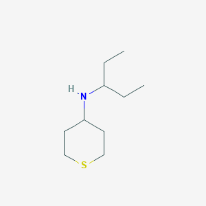 N-(Pentan-3-yl)tetrahydro-2H-thiopyran-4-amine