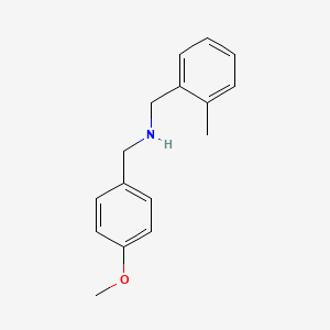 molecular formula C16H19NO B1299988 (4-Methoxy-benzyl)-(2-methyl-benzyl)-amine CAS No. 356093-22-6