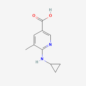 6-(Cyclopropylamino)-5-methylnicotinic acid