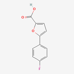 molecular formula C11H7FO3 B1299991 5-(4-Fluorophenyl)furan-2-carboxylic acid CAS No. 73269-32-6