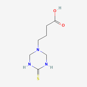 4-(4-Thioxo-1,3,5-triazinan-1-yl)butanoic acid