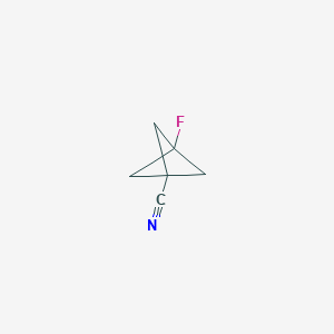 3-Fluorobicyclo[1.1.1]pentane-1-carbonitrile