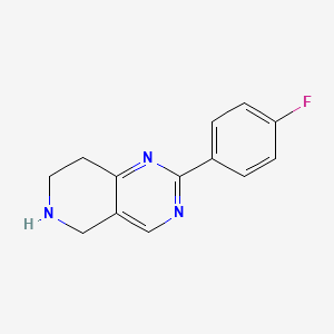 2-(4-Fluorophenyl)-5,6,7,8-tetrahydropyrido[4,3-d]pyrimidine