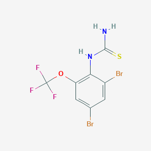 1-(2,4-Dibromo-6-(trifluoromethoxy)phenyl)thiourea