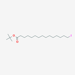 molecular formula C19H37IO2 B13000014 Tert-butyl 15-iodopentadecanoate 