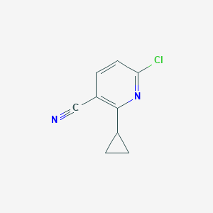 6-Chloro-2-cyclopropylnicotinonitrile