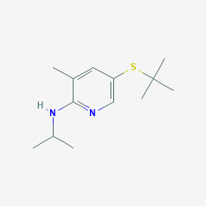 5-(tert-Butylthio)-N-isopropyl-3-methylpyridin-2-amine