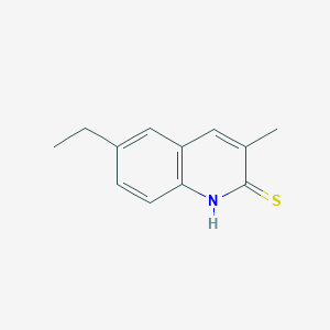 6-Ethyl-3-methylquinoline-2-thiol