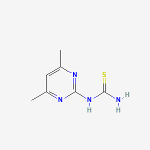 molecular formula C7H10N4S B1300009 4,6-Dimethylpyrimidin-2-ylthiourea CAS No. 88067-09-8